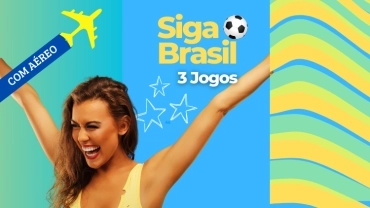 Pacote • Siga o Brasil - Jogo 1 + 2 + 3  c/ Aéreo